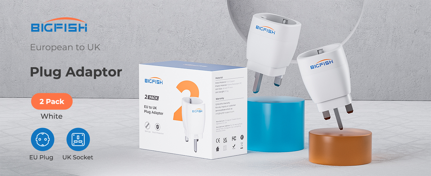 Adaptador Enchufe UK