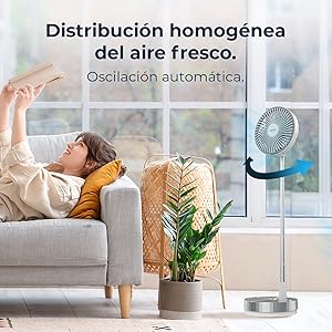 ventilador telescopico; ventilador extensible; ventilador eléctrico; ventilador; EnergySilence