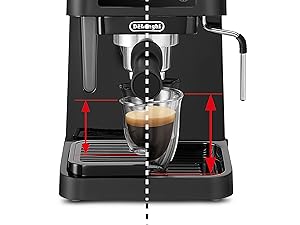 EC235 stilosa, delonghi, cafetera de bomba tradicional