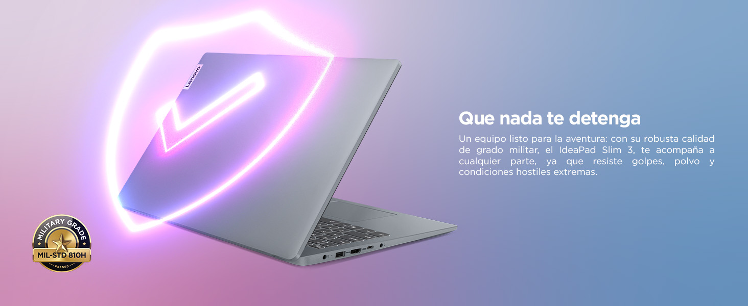 Lenovo IdeaPad Slim 3 Gen 8 Imagen certificación grado militar