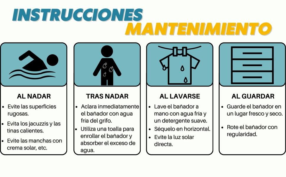 Instrucciones de mantenimiento