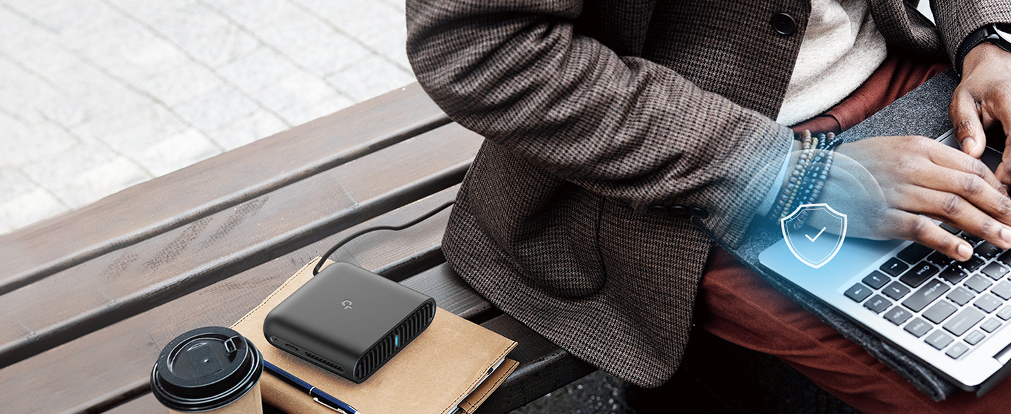 TL-WR1502X - Router de Viaje AX1500 Wi-Fi 6, Diseño Compacto, Cifrado VPN