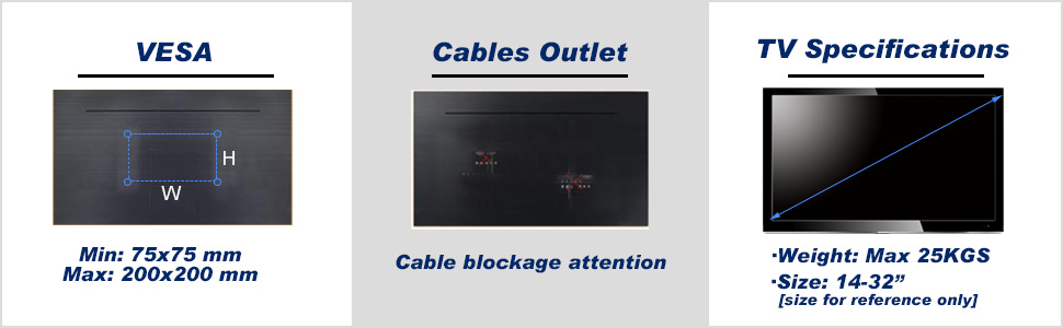Soporte de pared para TV
