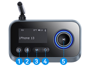 SOOMFON - Receptor Transmisor Bluetooth 5.0 para TV