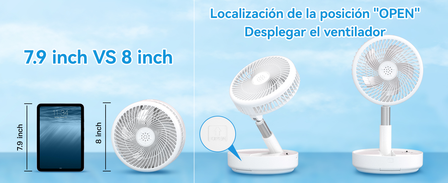 Ventilador de Pie Portatil