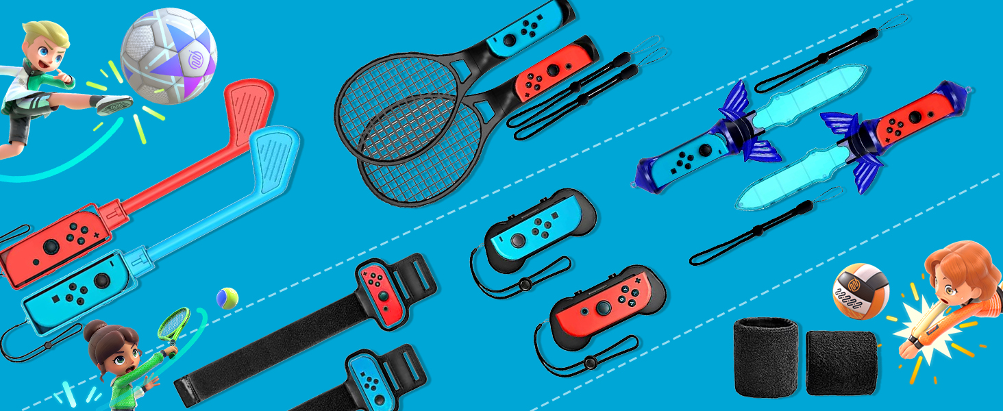 Kits de accesorios para Nintendo Switch