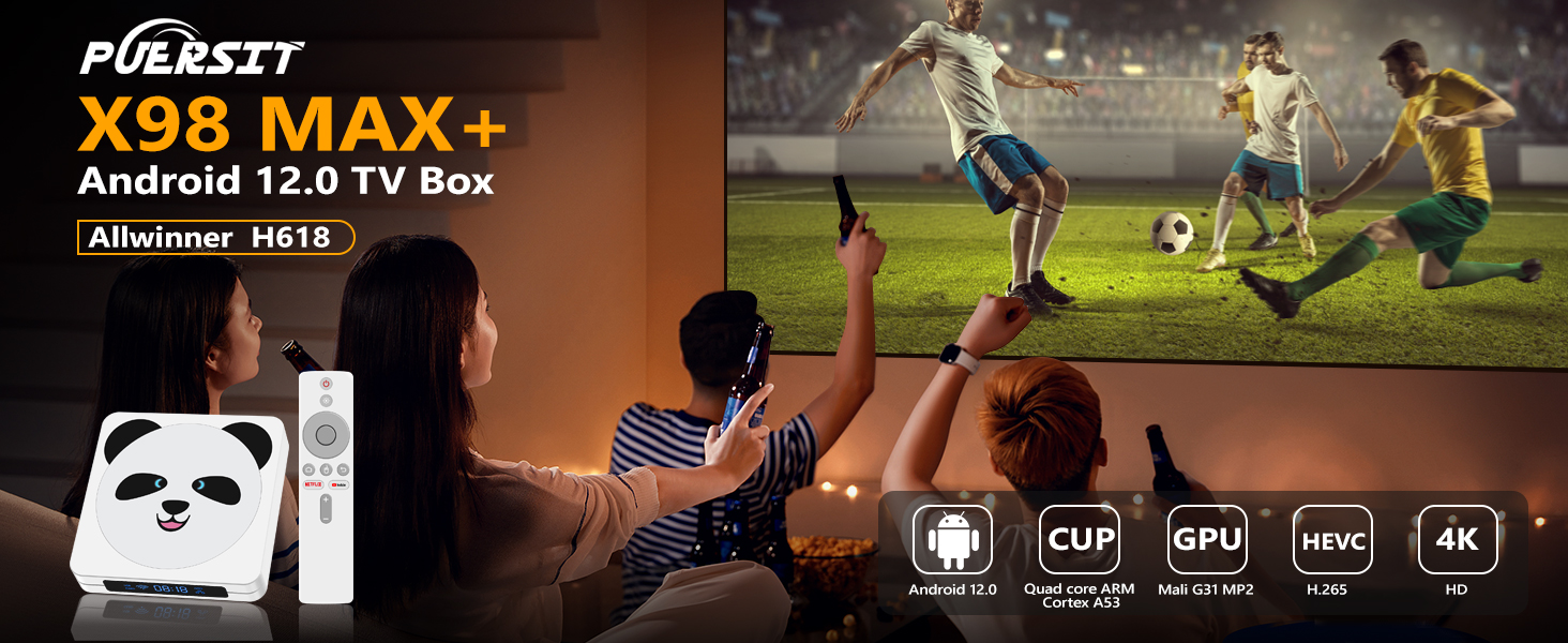 x98 max+ android 12.0 tv box