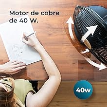 ventilador de sobremesa mesa eléctrico pie silencioso suelo potente ventilación aire frío verano