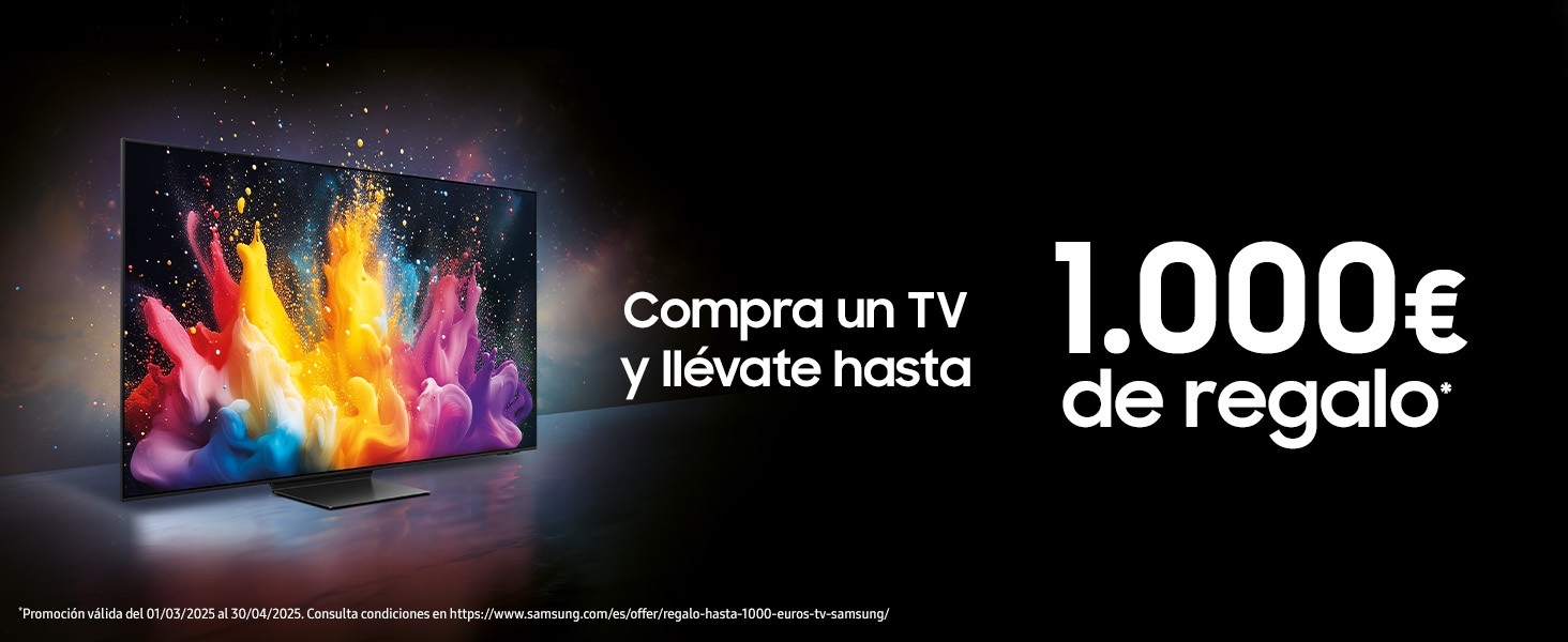 Samsung promoción cashback TV marzo