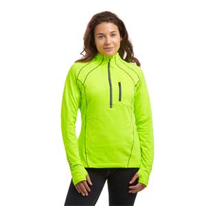 Sudadera térmica de manga larga para mujer de secado rápido