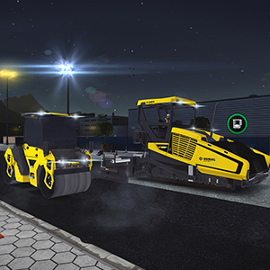Simulación, mundo abierto, sandbox, conducción, excavadora, construcción, camión, transporte