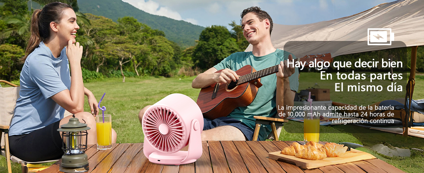 Ventilador de Mesa Silencioso