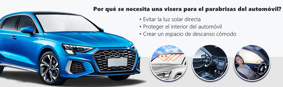parasol delantero coche