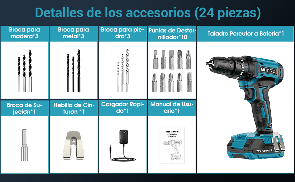 Taladro Percutor a Bateria