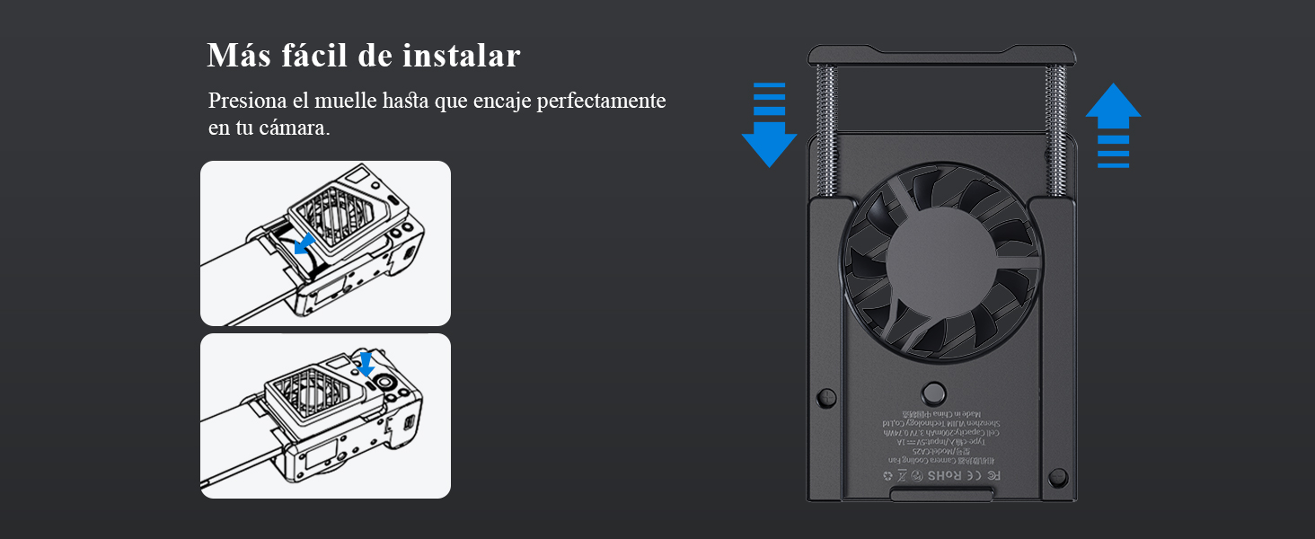 camera cooler fan