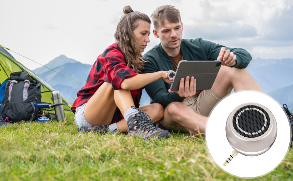 Mini Altavoz Portátil de Viaje de 3,5 Mm Altavoz portátil Altavoces Recargables para Teléfono