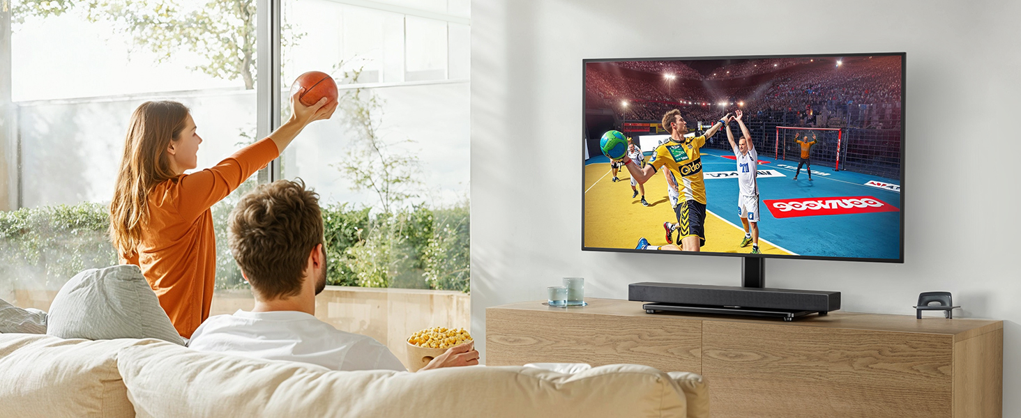 soporte tv pie
