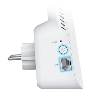 Easy Connectivity WPS button and LAN port