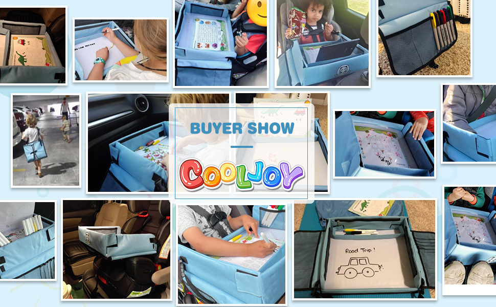 COOLJOY Bandeja Viaje Coche Niños