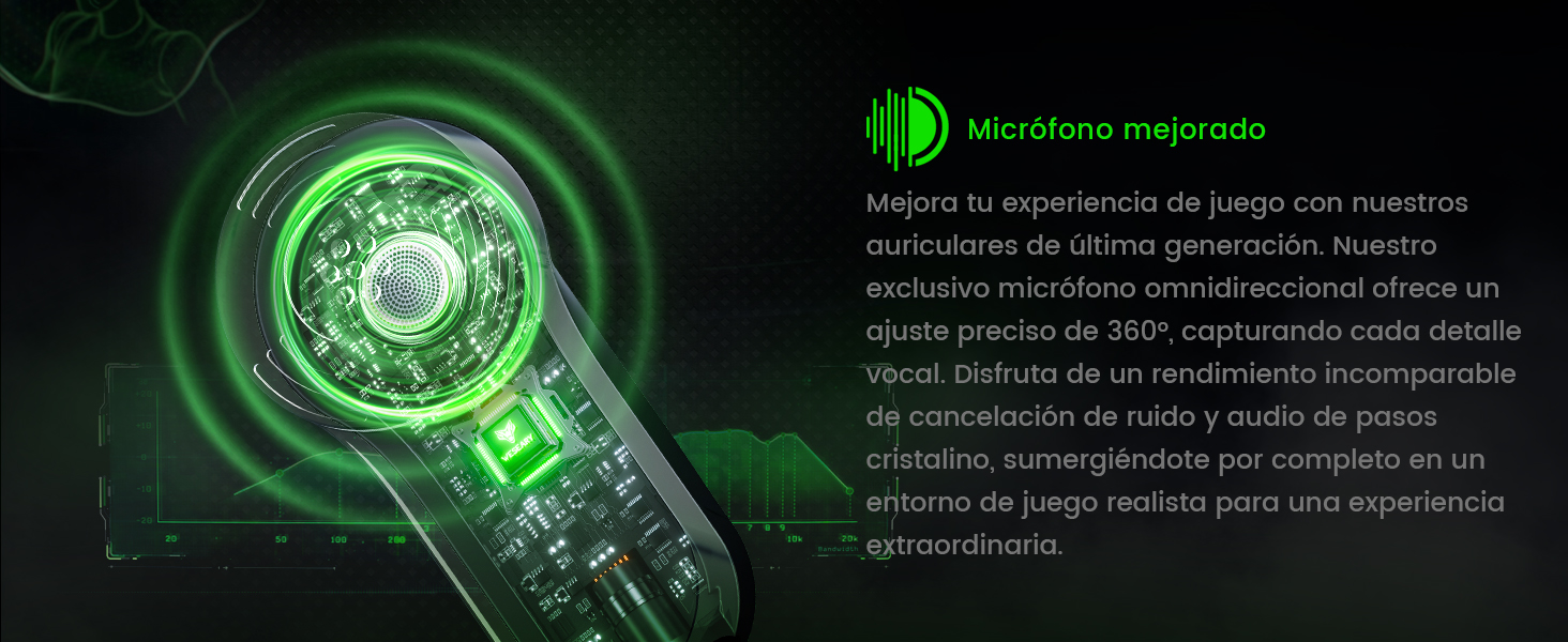 cascos gaming inalambricos