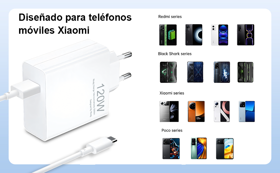 cargador 120w xiaomi