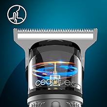 cortapelos perfiladora afeitadora recortadora cortar pelo barba patillas cabeza cuchilla afilada USB