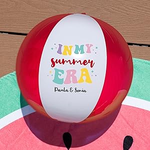 balon inflable personalizado regalo verano niños playa diversion