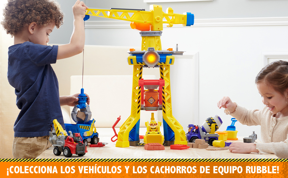 Rubble crew, Patrulla Canina, grua de juguete