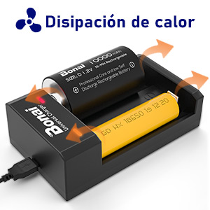 Cargador pilas 18650
