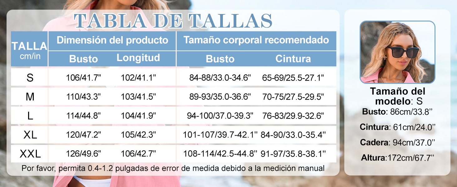 CMTOP Vestido Playa Mujer Verano Largos