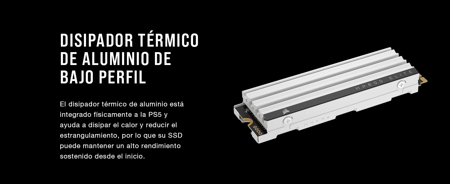 disipador térmico de aluminio, ampliación de almacenamiento ps5, almacenamiento ps5, ssd m.2