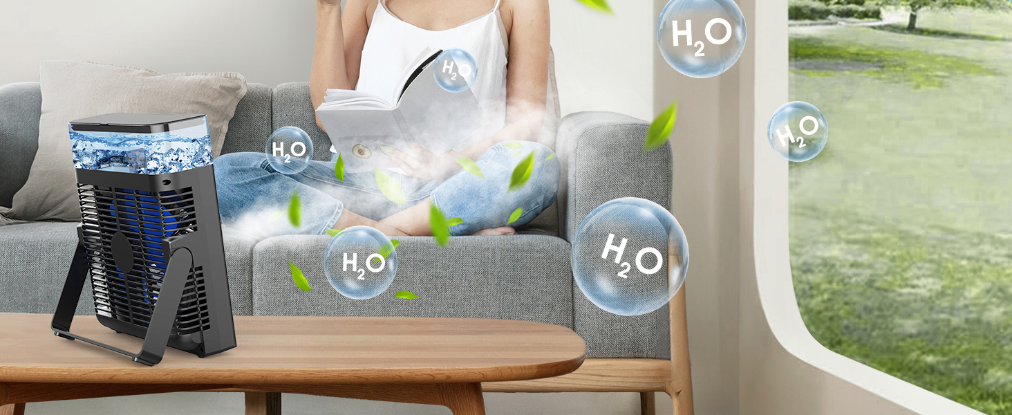 Ventilador nebulizador portátil