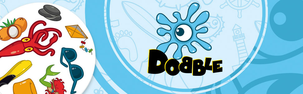 Dobble, Dobble Waterproof, Dobble Impermeable, Asmodee, Juego de cartas, Fun Fast Games, Zygomatic