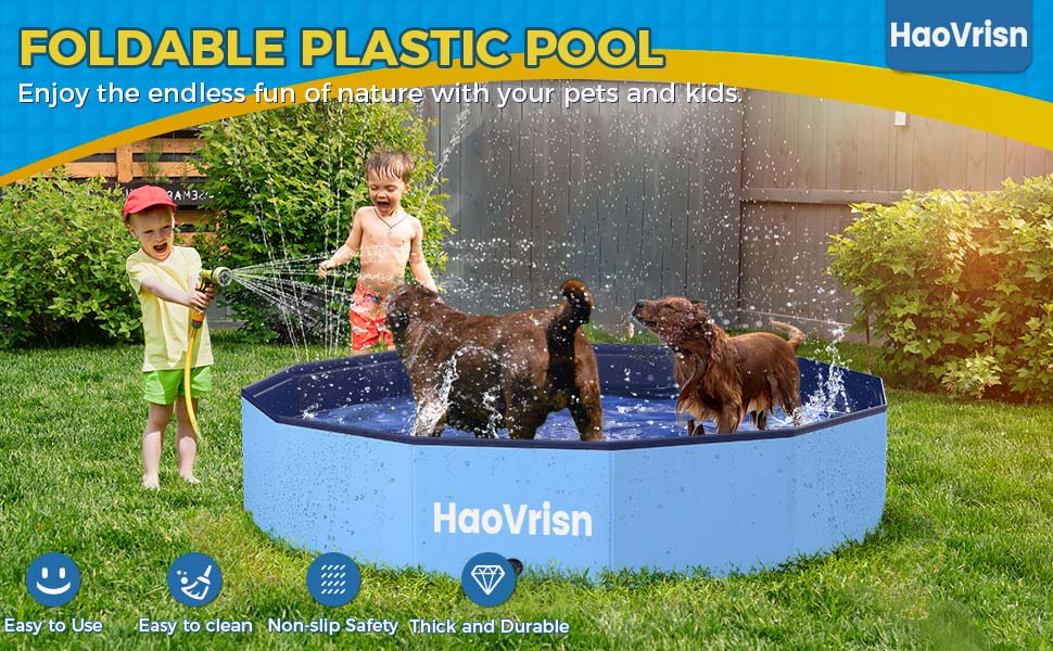 Piscina para perros grandes y pequeños