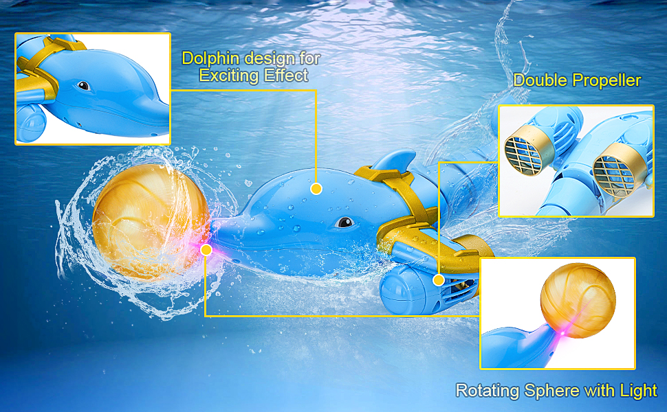 Barco de control remoto con luz led
