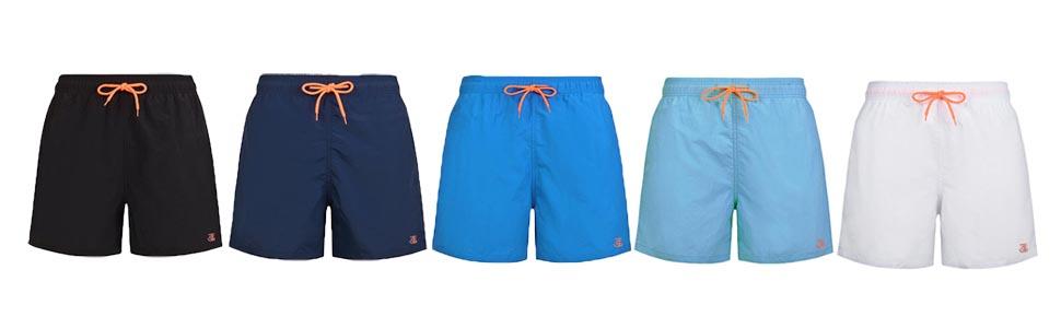 Bañador Hombre Secado Rápido Shorts de Baño Playa con Forro de Malla