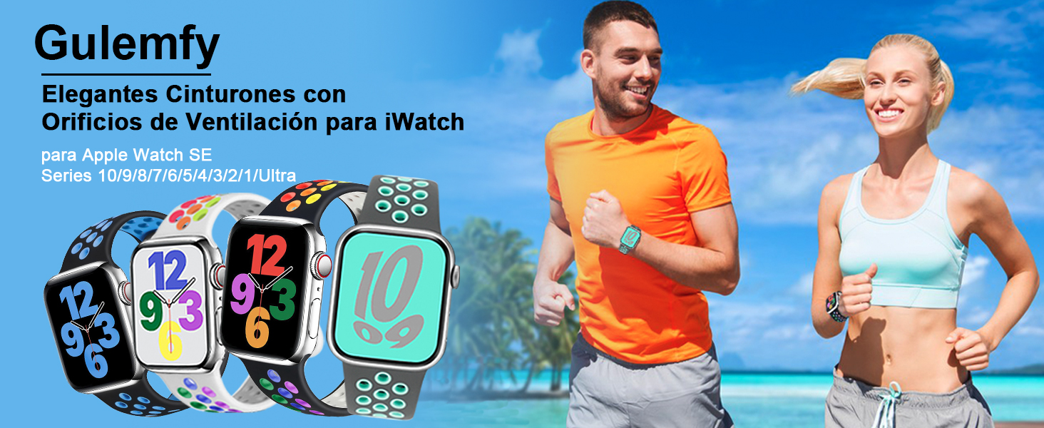 Correa Compatible con Apple Watch Correa - Band 42mm 44mm 45mm 49mm 38mm 40mm 41mm,