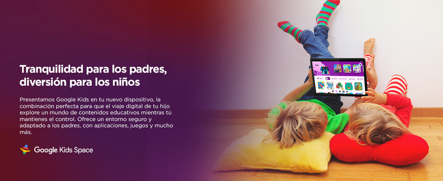 Lenovo Tablet Tab M11 imagen niños Google Kids