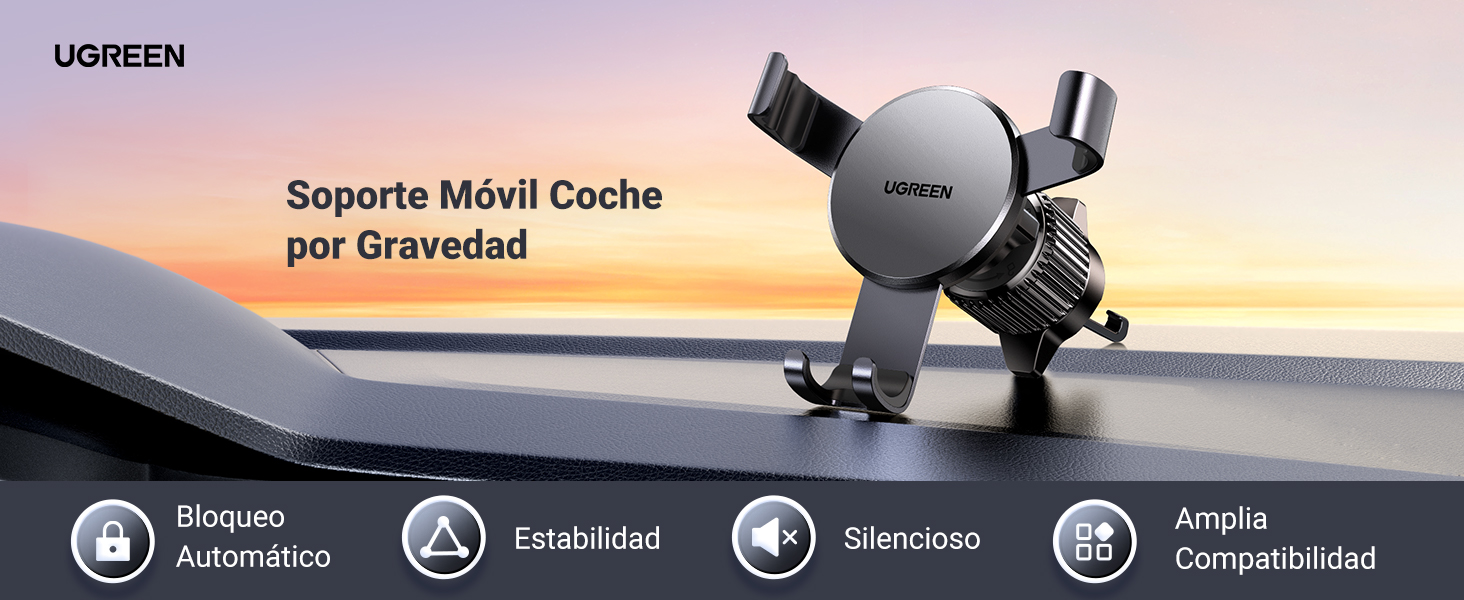 soporte movil coche homologado