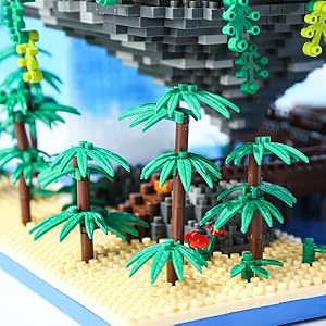 Yushinv Juego de construcción de árbol de Cerezo en Flor con Caja de Regalo