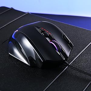 deathadder gpro glorious hyperx iluminado krom g305 mecanico optico pixart shooter usb racer