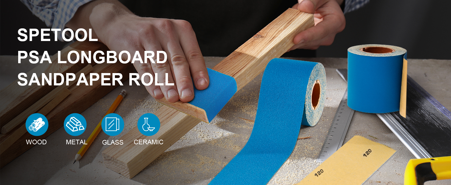 Rollo de papel de lija