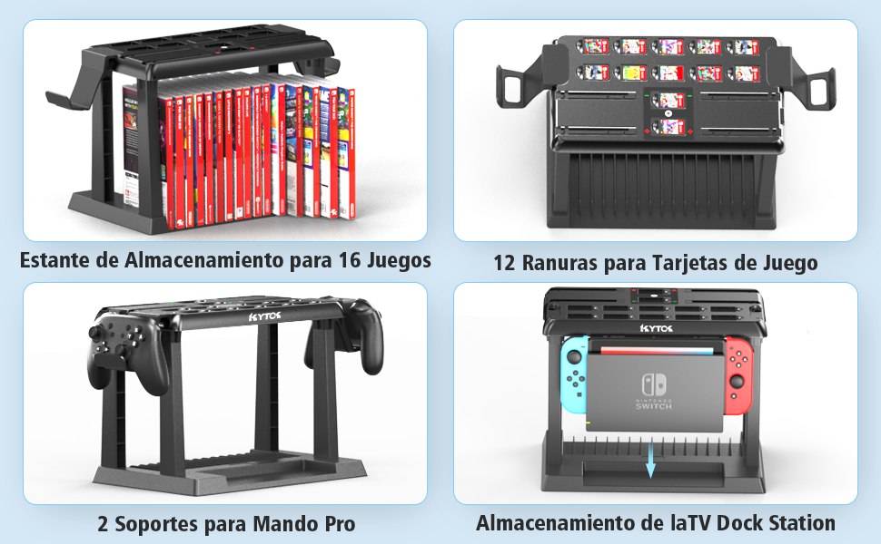 Kytok Almacenamiento Juego Para Nintendo Switch