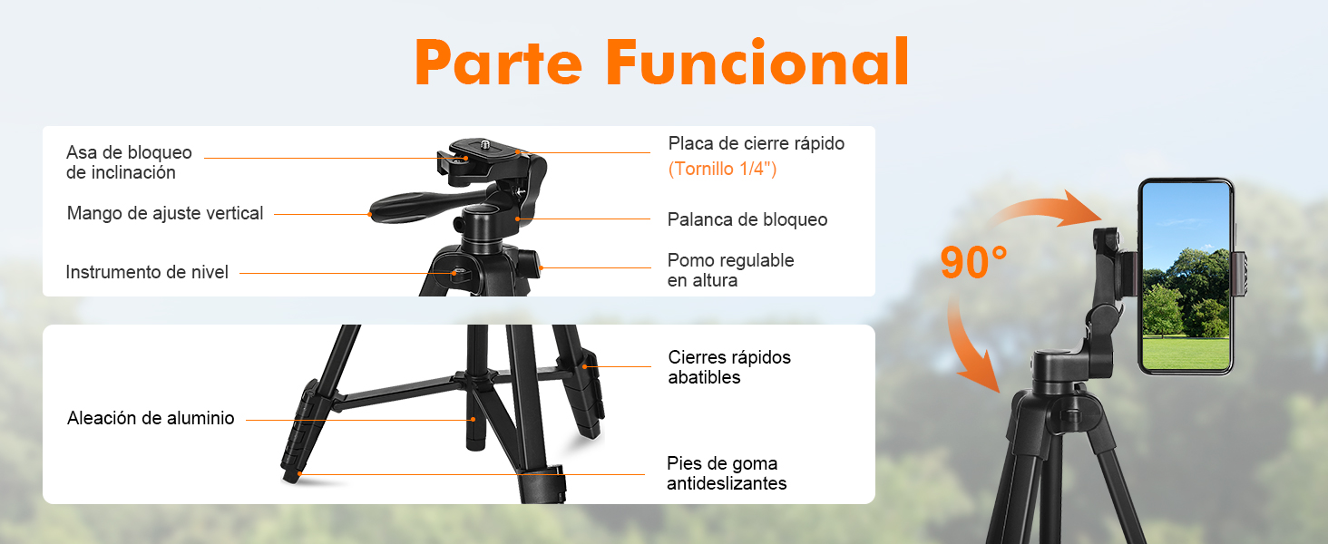trípode para movil