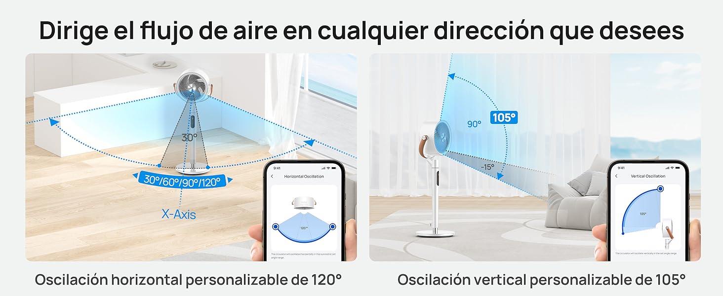 Dreo Pedestal Fan Wi-Fi Voice Control