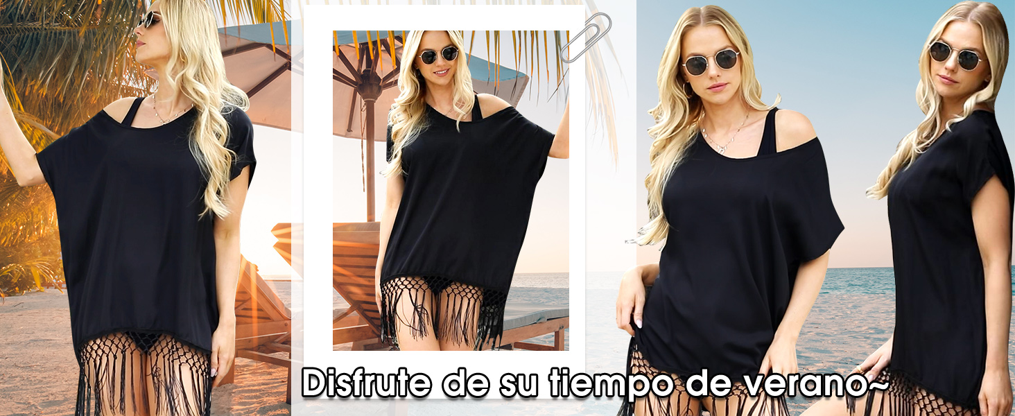 vestido playa mujer
