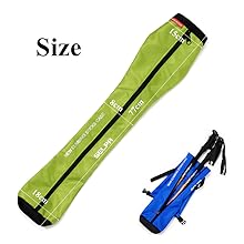 Bolsa para Aparejo de Pesca Impermeable Plegable con Hebilla de Tarjeta,Bolsas de Pesca 77cm