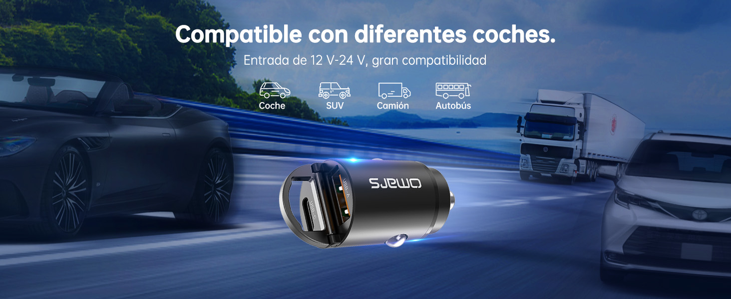 Cargador de coche USB Cargador de coche Cargador de coche Encendedor de cigarrillos USB