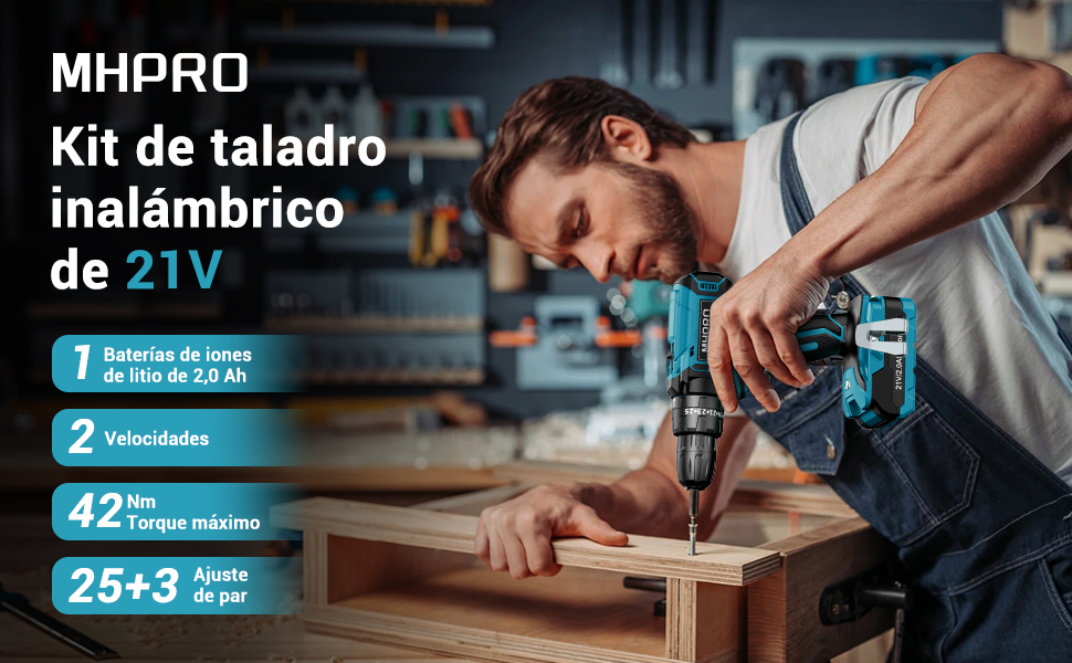 Taladro Percutor a Bateria