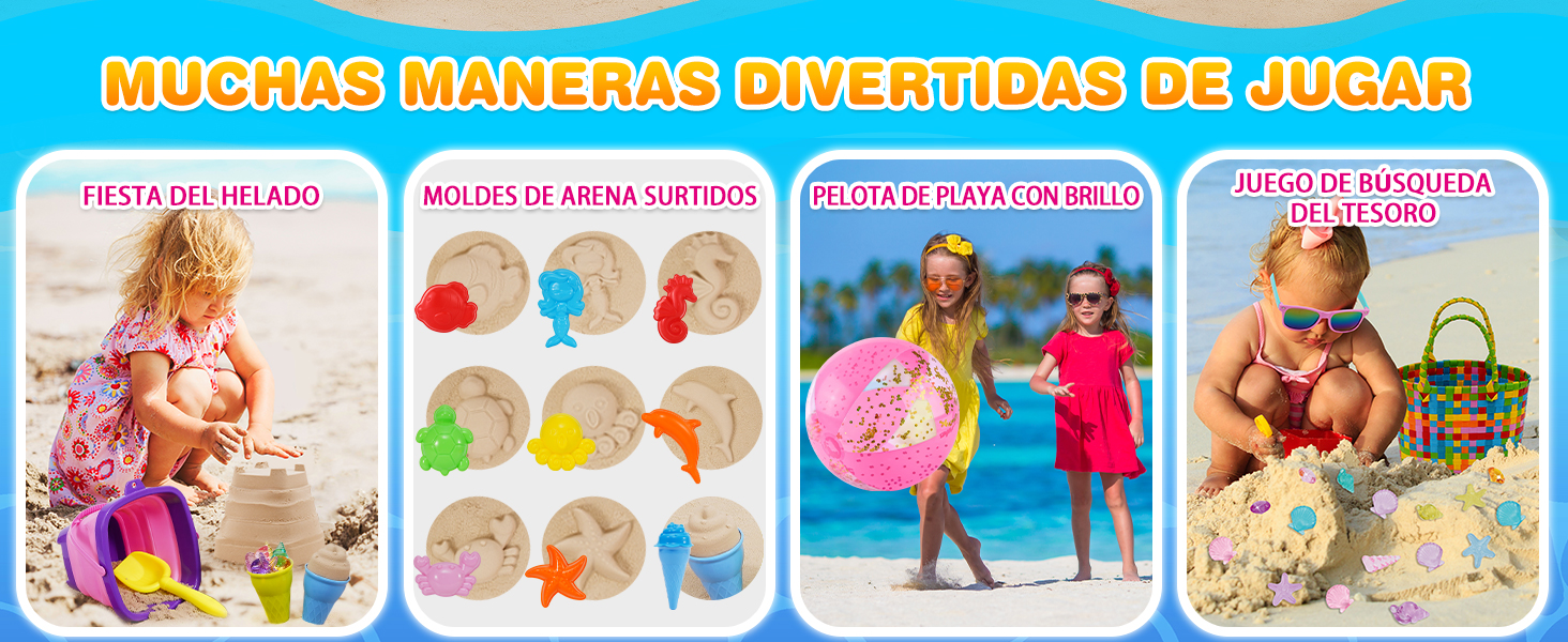 juguetes playa niñas